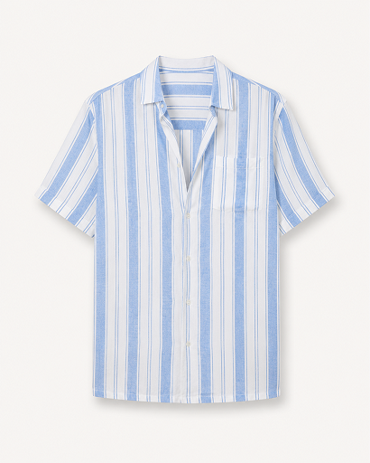 Camisa Listrada Riviera Azul